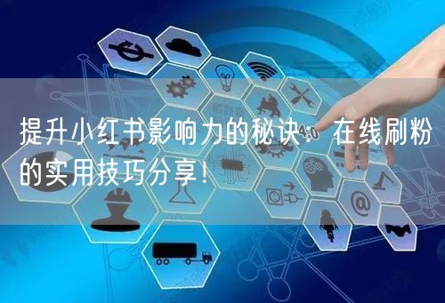 提升小红书影响力的秘诀:在线刷粉的实用技巧分享!