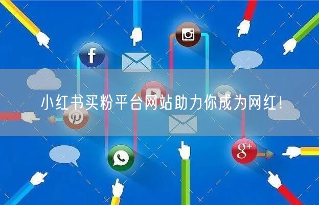 小红书买粉平台网站助力你成为网红!